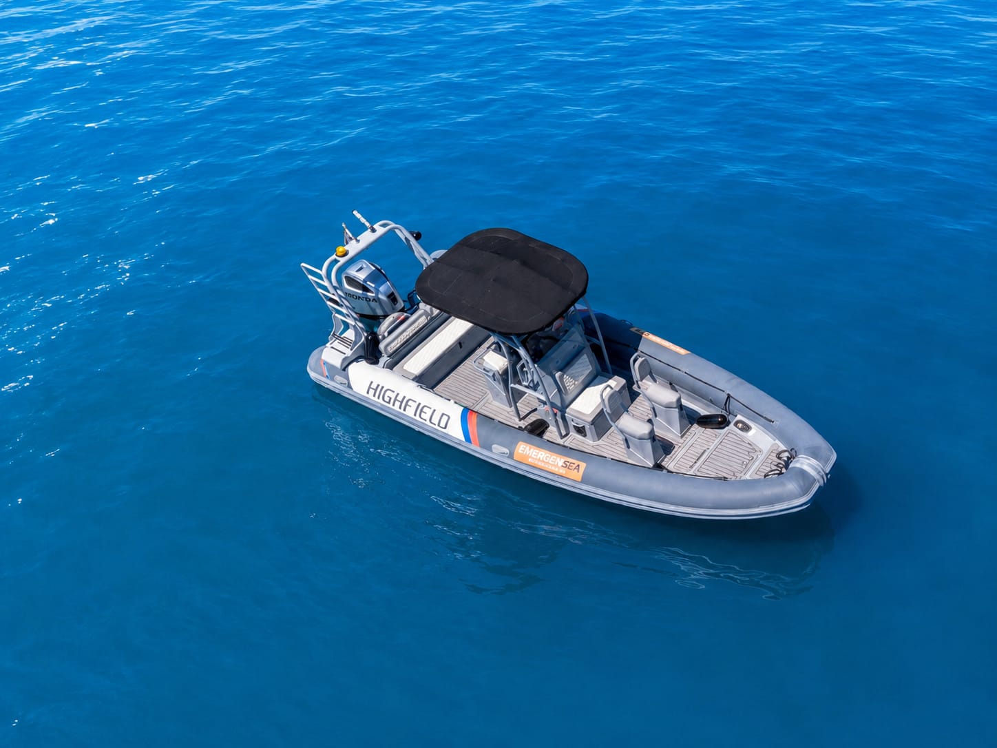 Transfer vessel at sea